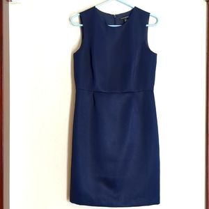 Navy Banana Republic sheath dress